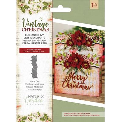 Crafter's Companion Vintage Christmas Die - Enchanted Ivy